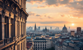 Grafico del mercato immobiliare a Milano con affitti in aumento