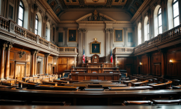 Il ministro della Difesa interrotto dalla moglie in Senato