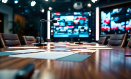 Myrta Merlino durante la trasmissione Pomeriggio 5