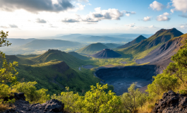 Mappa del piano di emergenza per eruzione vulcanica