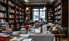 Serena Mazzini durante la presentazione del suo libro a Milano
