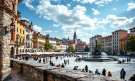 Cittadini in piazza a Bagnoli contro i ministri