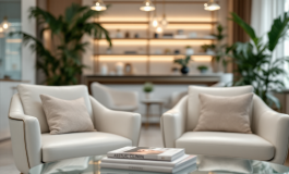 Immagine di un chirurgo durante un intervento di rinoplastica