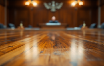 Daniela Santanchè durante un'udienza legale rinviata