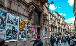 Manifestazioni e scontri nel quartiere Bagnoli di Napoli