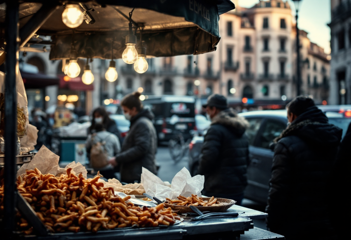 Tensioni a Milano: scontro tra polizia e venditori di street food