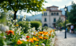 Il sindaco di Valdobbiadene durante un evento comunitario