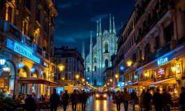 Immagine di un agguato a Milano con un cittadino cinese ferito