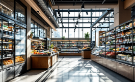 Supermercato a Milano con tecnologia anti-furto