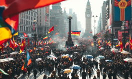 Manifestazione di Forza Nuova a Roma con tensioni