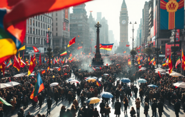 Manifestazione di Forza Nuova a Roma con tensioni