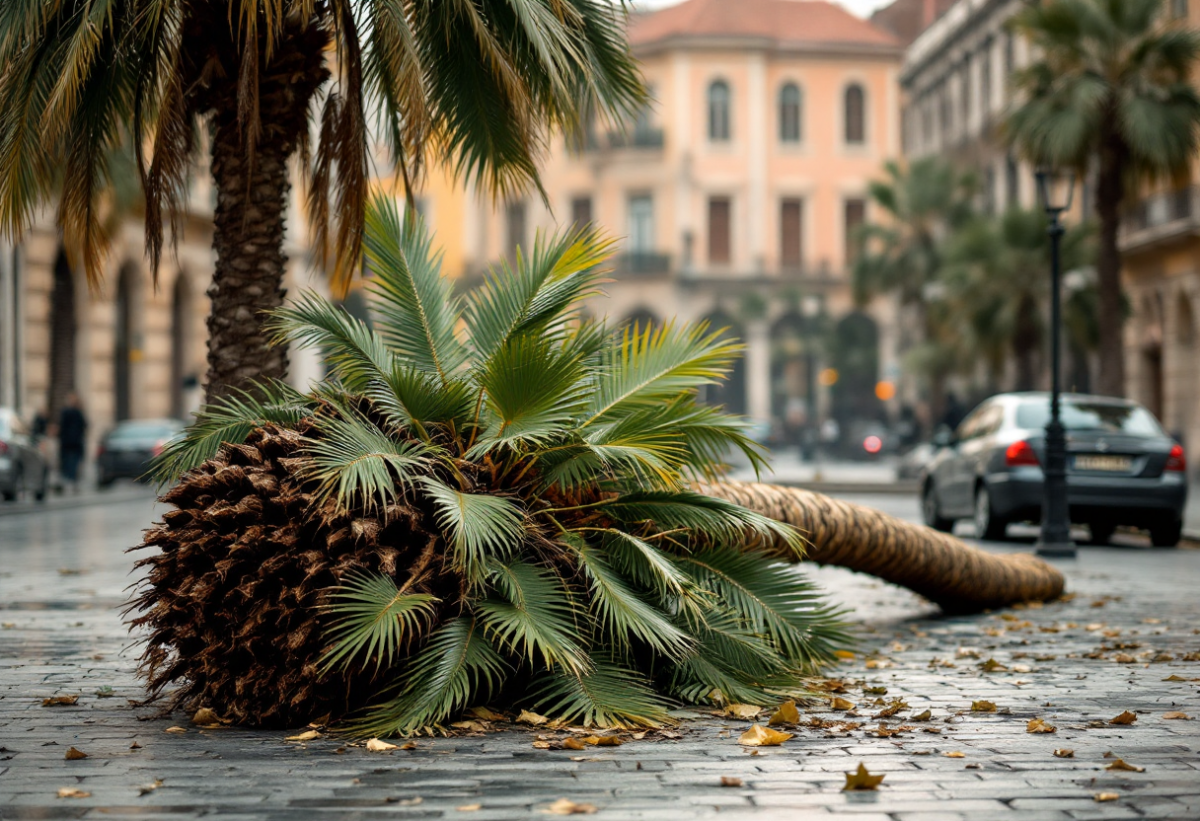 Tragedia a Genova: donna schiacciata da palma caduta in piazza