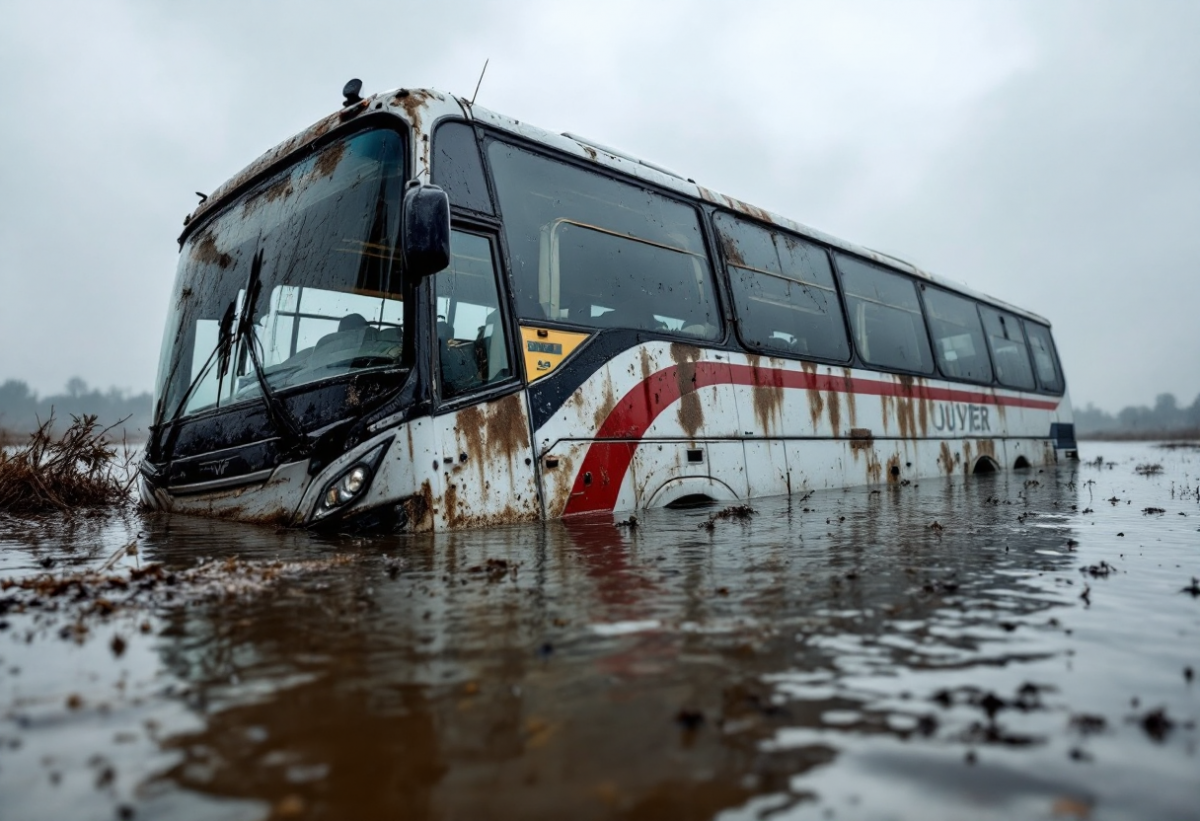 Tragedia a Torino: autobus turistico finisce nel fiume Po