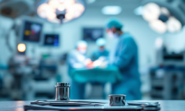 Donna in sala operatoria durante una liposuzione