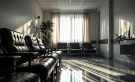 Vittorio Sgarbi in ospedale durante la sua lotta personale