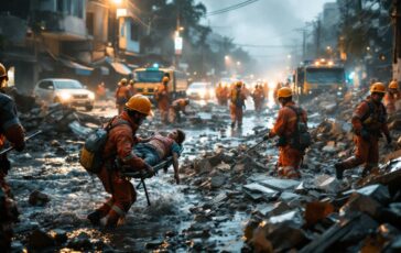 terremoto Myanmar piscine