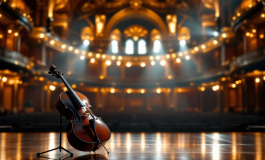 Valentina Del Re in un momento di esibizione musicale