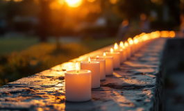 Fedeli in lutto per la morte di Papa Francesco a Roma