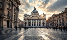Fedeli in piazza San Pietro per l'ultimo saluto a papa Francesco