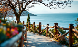 Immagine di un'aggressione a Pozzuoli con una donna in pericolo