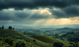 Mappa allerta meteo Toscana codice giallo rischio idrogeologico