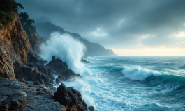Mappa delle regioni italiane con allerta meteo