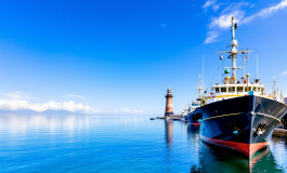 L'Amerigo Vespucci salpa da Ortona verso Durazzo