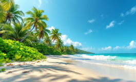 Antonella Mosetti in primo piano durante l'Isola dei Famosi