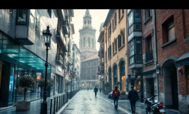 Polizia di Milano durante operazione contro rapine