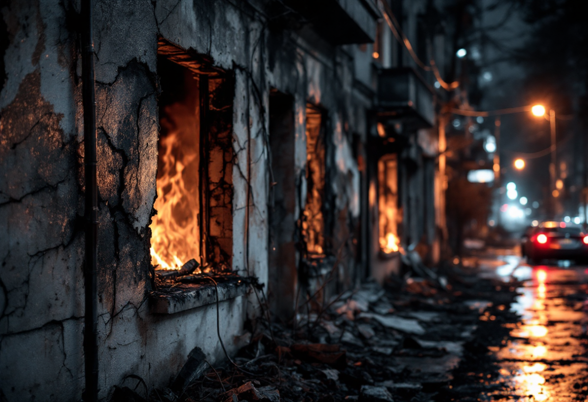 Attentato incendiario contro la sede del gruppo ultrà 'Quadraro'