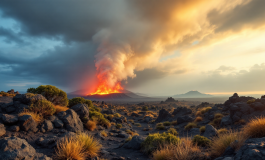 Mappa delle scosse sismiche nei Campi Flegrei