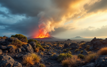 Mappa delle scosse sismiche nei Campi Flegrei