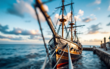 Bandiere a mezz'asta sull'Amerigo Vespucci per Papa Francesco