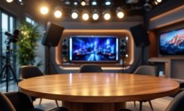 Belen Rodriguez durante un'intervista a Che Tempo Che Fa