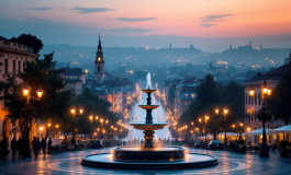 Immagine di Carlo Acutis durante la sua canonizzazione