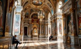 Cardinale Becciu durante un evento ecclesiastico