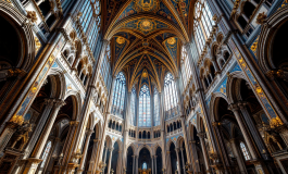 Cardinali in preghiera durante la messa per Papa Francesco