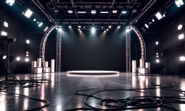 Carlo Conti e Maria De Filippi durante la finale degli ascolti TV