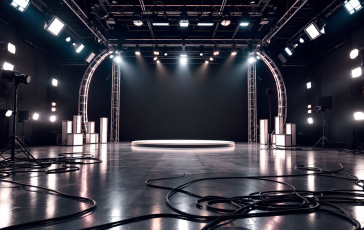 Carlo Conti e Maria De Filippi durante la finale degli ascolti TV