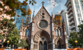 Immagine della chiesa di Fontanelle diventata un condominio
