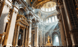 Cerimonia di chiusura della bara di papa Francesco in San Pietro