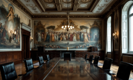 Papa Francesco durante la commemorazione in Aula