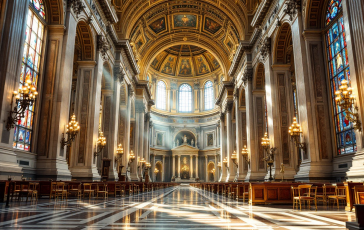 Immagine del conclave per l'elezione del pontefice