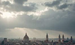 Immagine commemorativa per Papa Francesco scomparso
