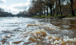 Cremona in allerta per la piena del fiume Po