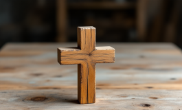 Croce del Giubileo realizzata in legno di Vaia