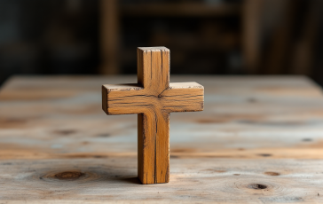 Croce del Giubileo realizzata in legno di Vaia