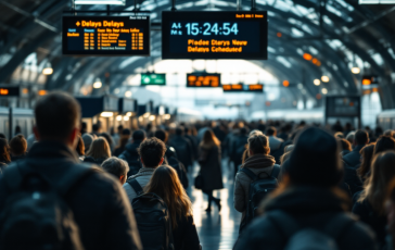 Treno in ritardo durante il giorno di Pasqua 2023