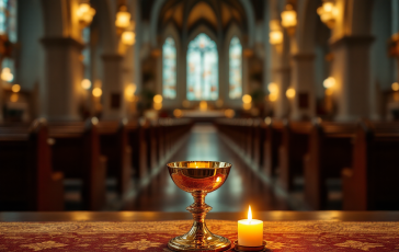 Immagine che rappresenta l'eucaristia come simbolo di speranza