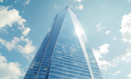 Falchi pellegrini in volo sopra il grattacielo Pirelli